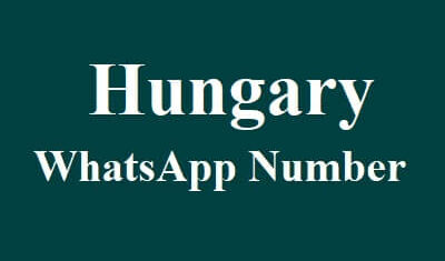 Hungary WhatsApp Data