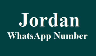 Jordan WhatsApp Data