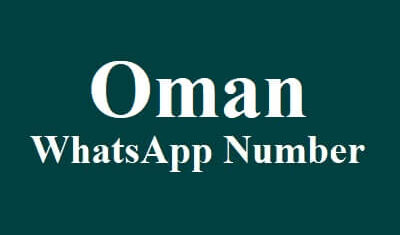 Oman WhatsApp Data