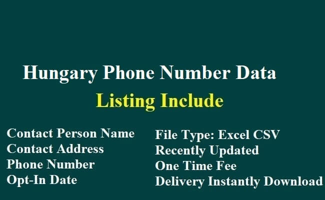 Hungary Phone Number Data